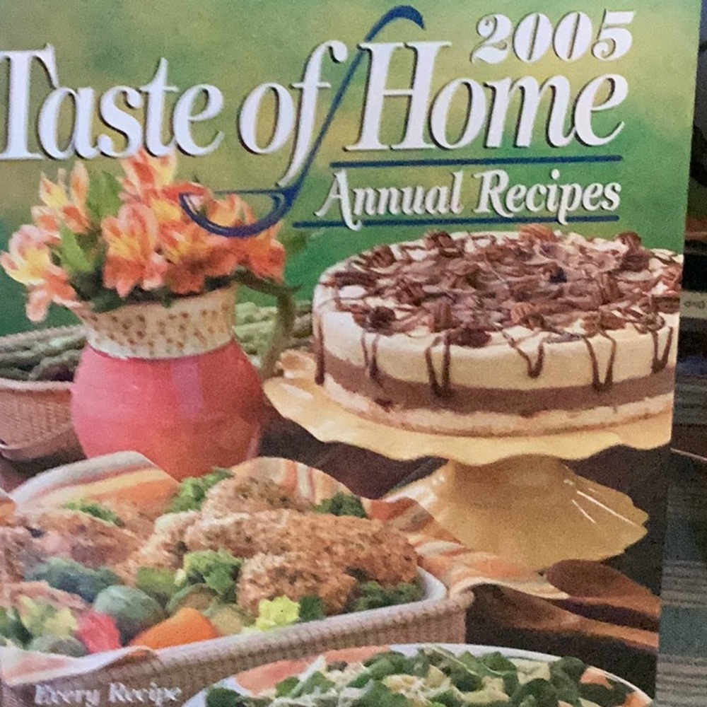 Taste of Homes cookbook